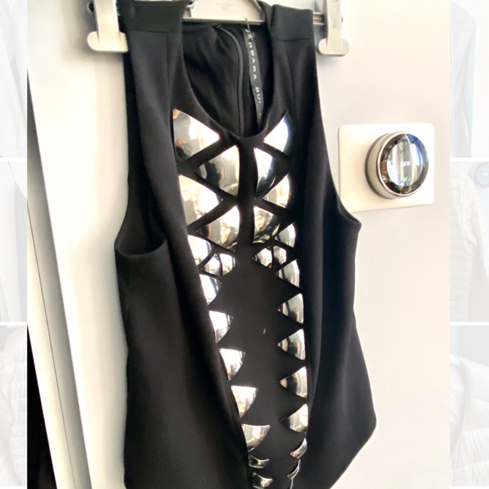 Couture Barbara Bui Top with Metal embellishments